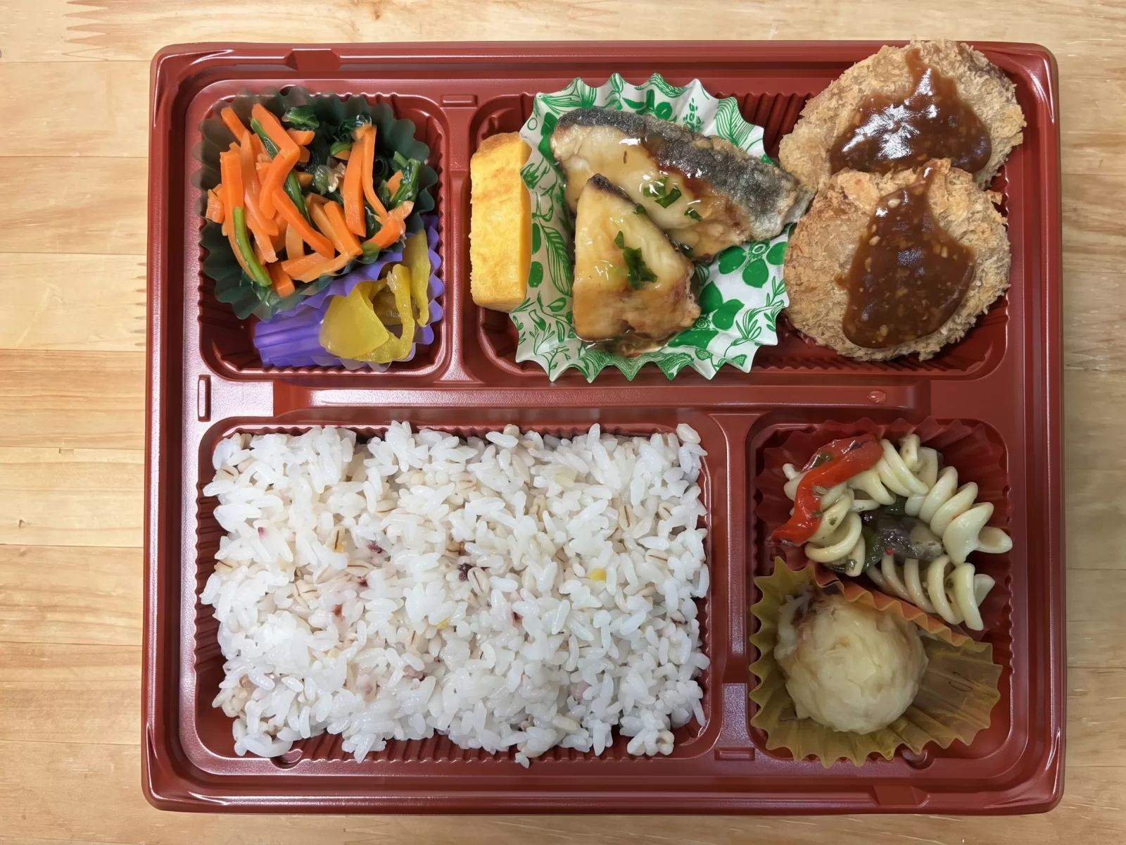 日替わり弁当　昼 就労支援用弁当の商品画像