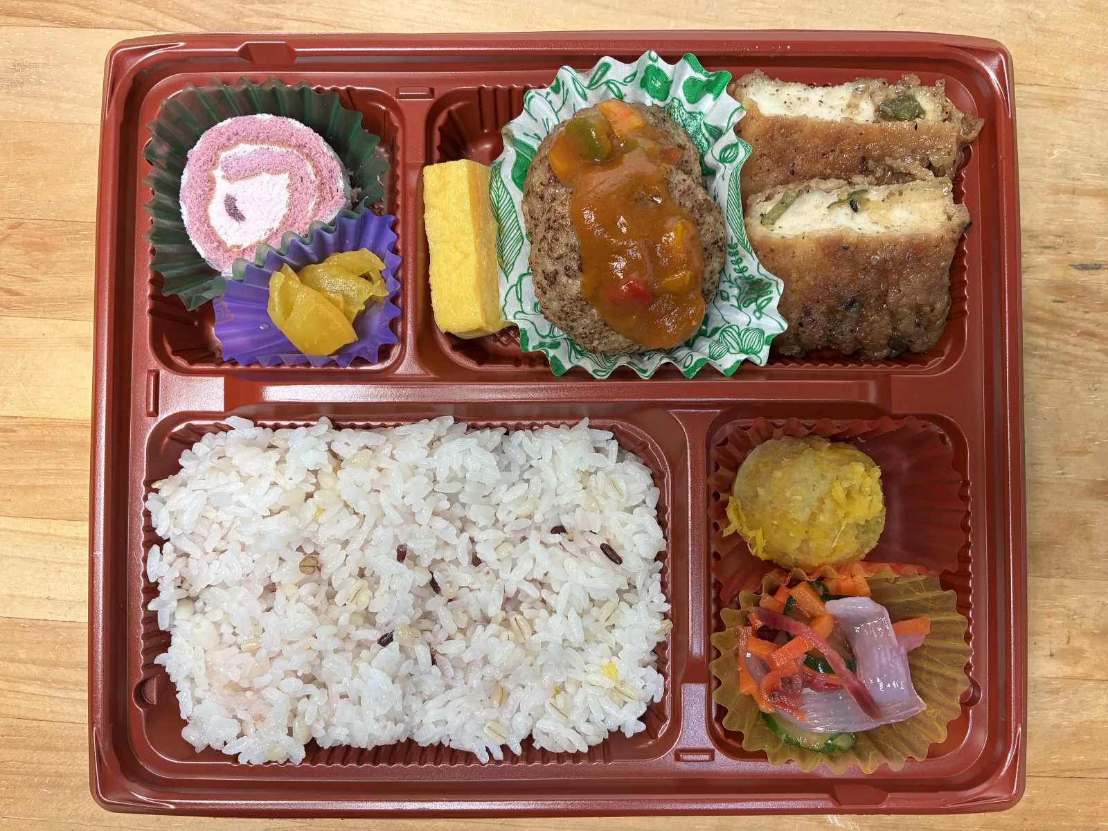 日替わり弁当　昼 就労支援用弁当の商品画像